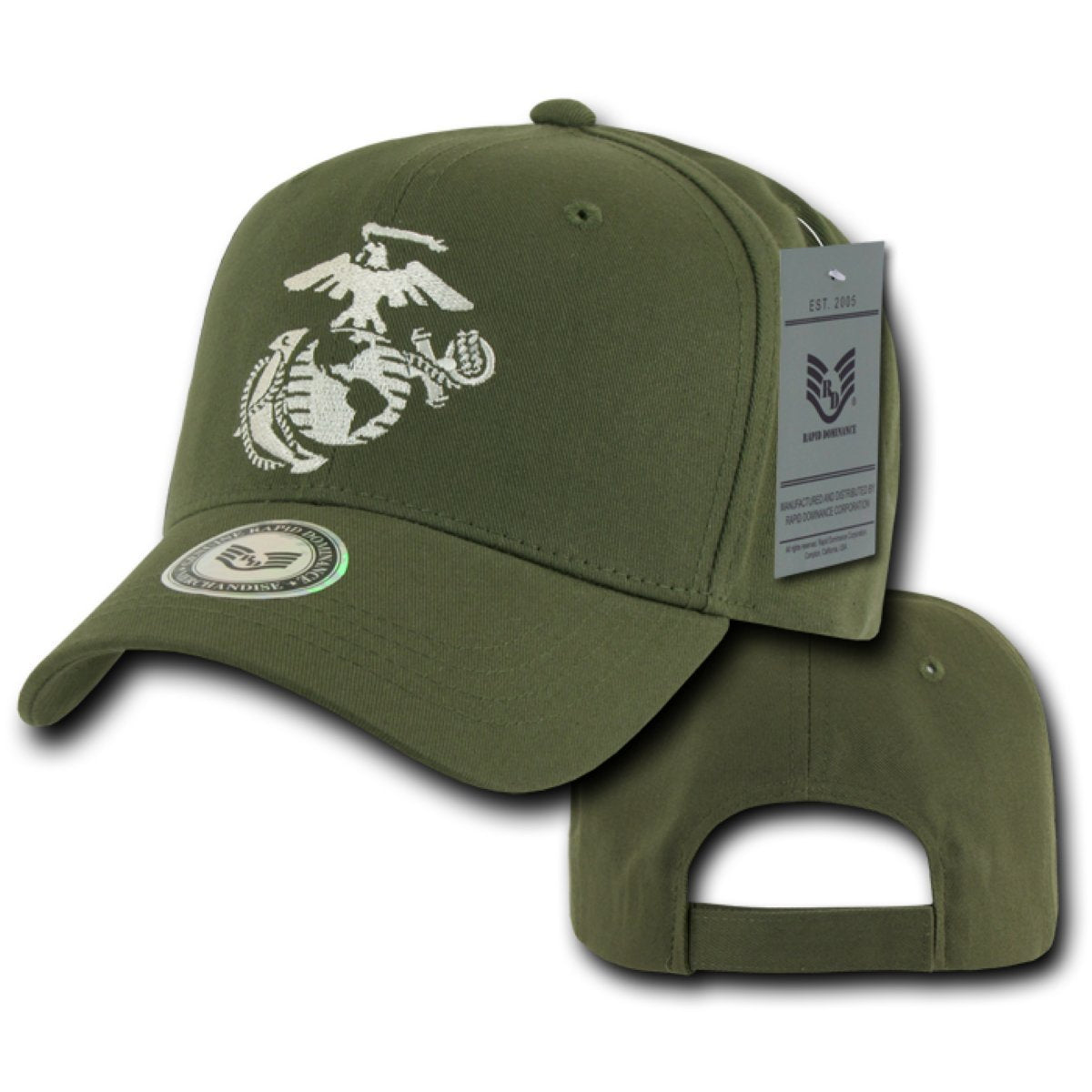 Back to the Basics, Marines Logo, Olive