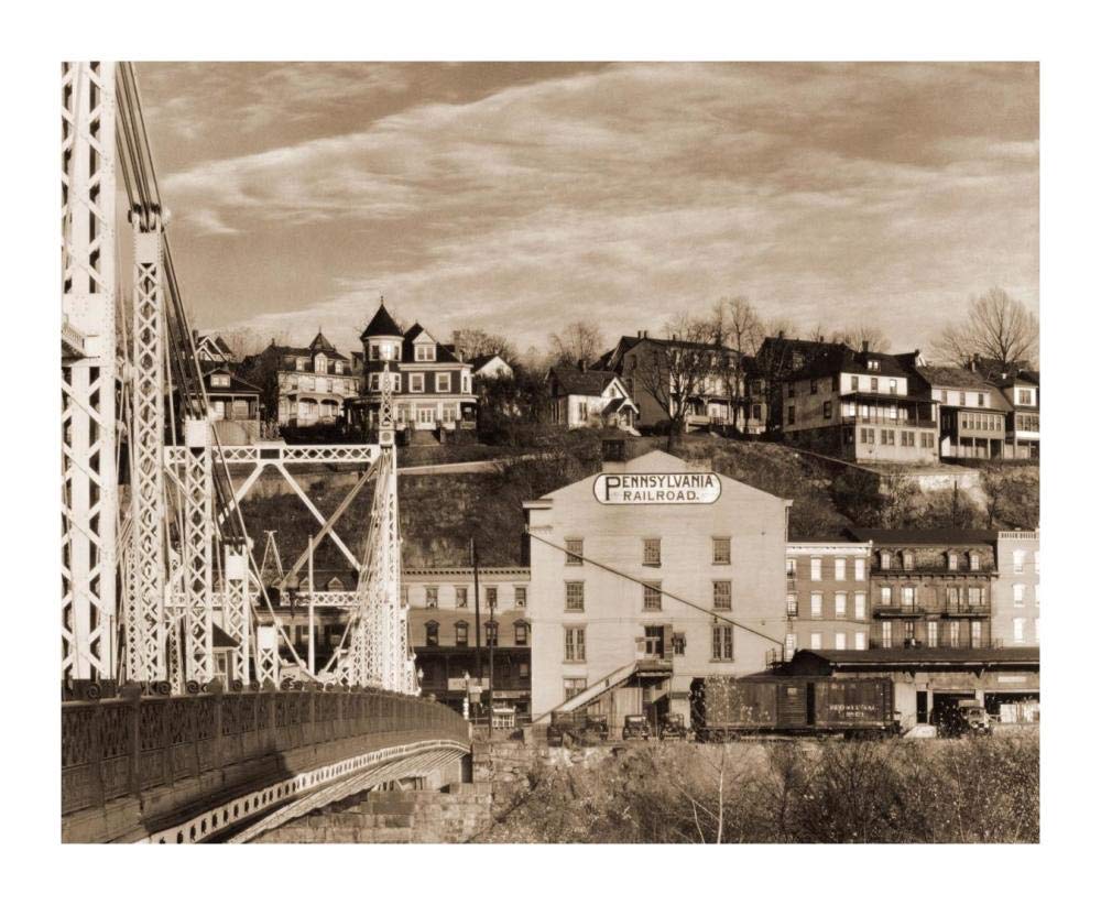 Part of Phillipsburg, New Jersey, 1935-Paper Art-18x15”