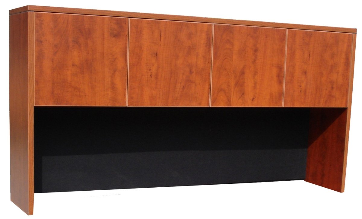 Boss 66″ Four Door Hutch - Cherry