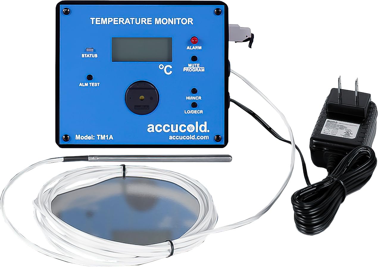 Dry contacts with remote alarm connection as accessory for use with most refrigeration items
