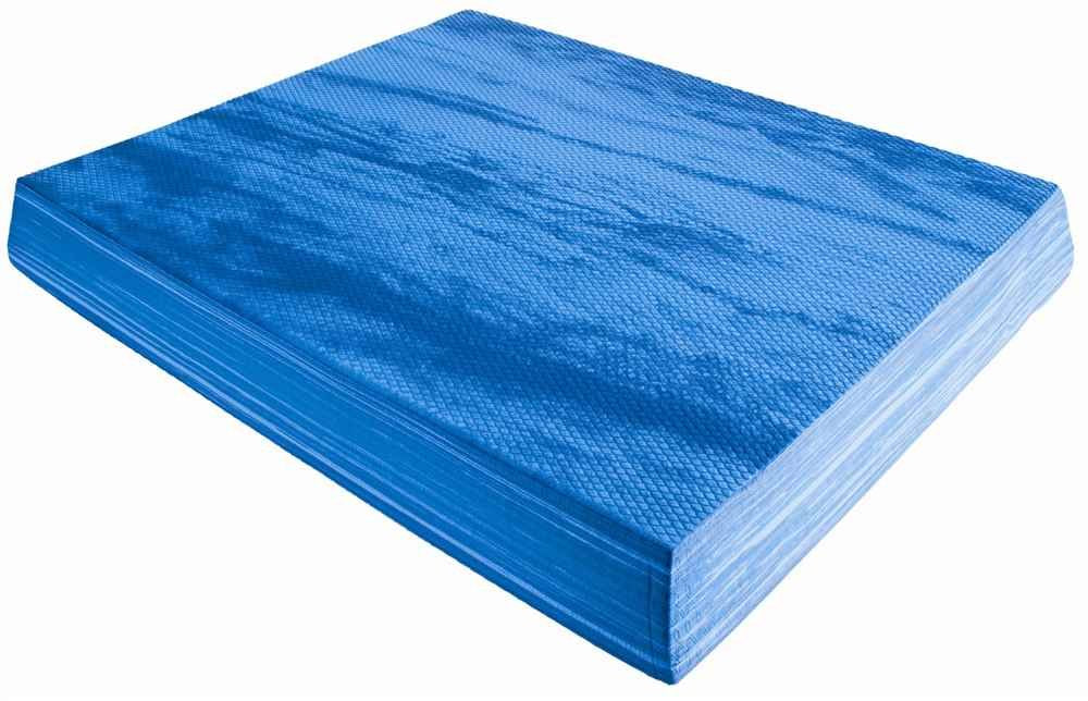 EcoWise Deluxe Balance Pad, 19(L) x 15″(W) x 3″(H) - Marble Blue