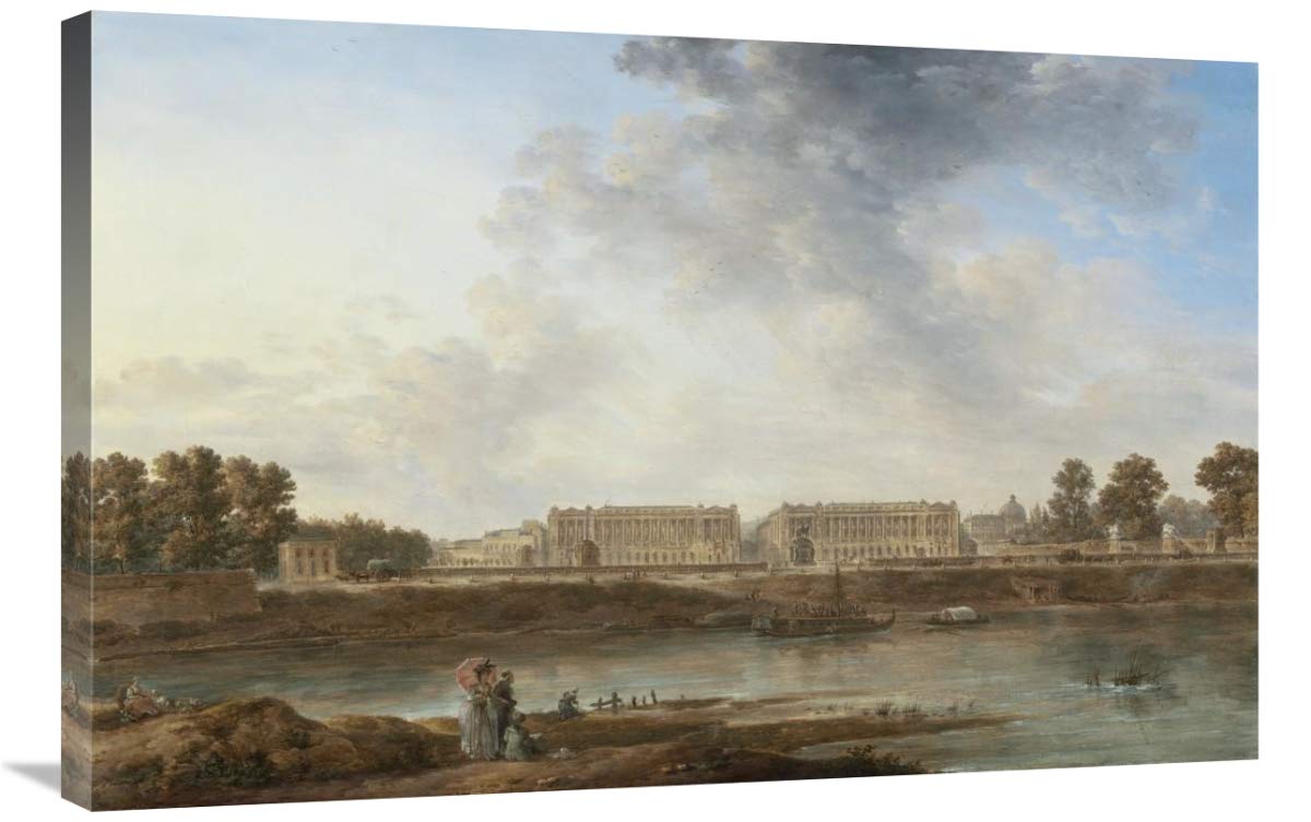 A View of Place Louis XV-Canvas Art-36x24”