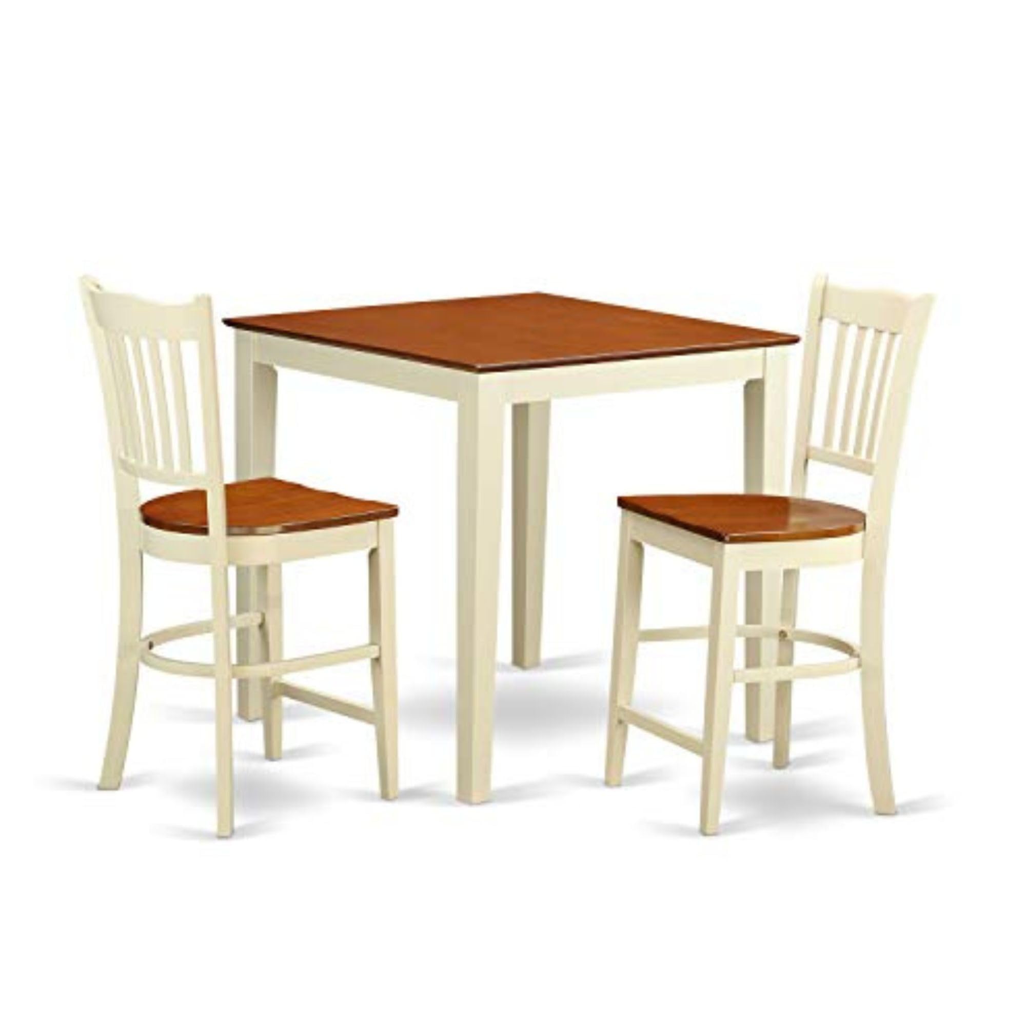 3  PC  counter  height  set  -  Dining  Table  and  2  bar  stools.