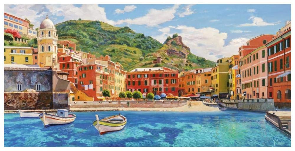 Vernazza nel sole-Paper Art-74x38”