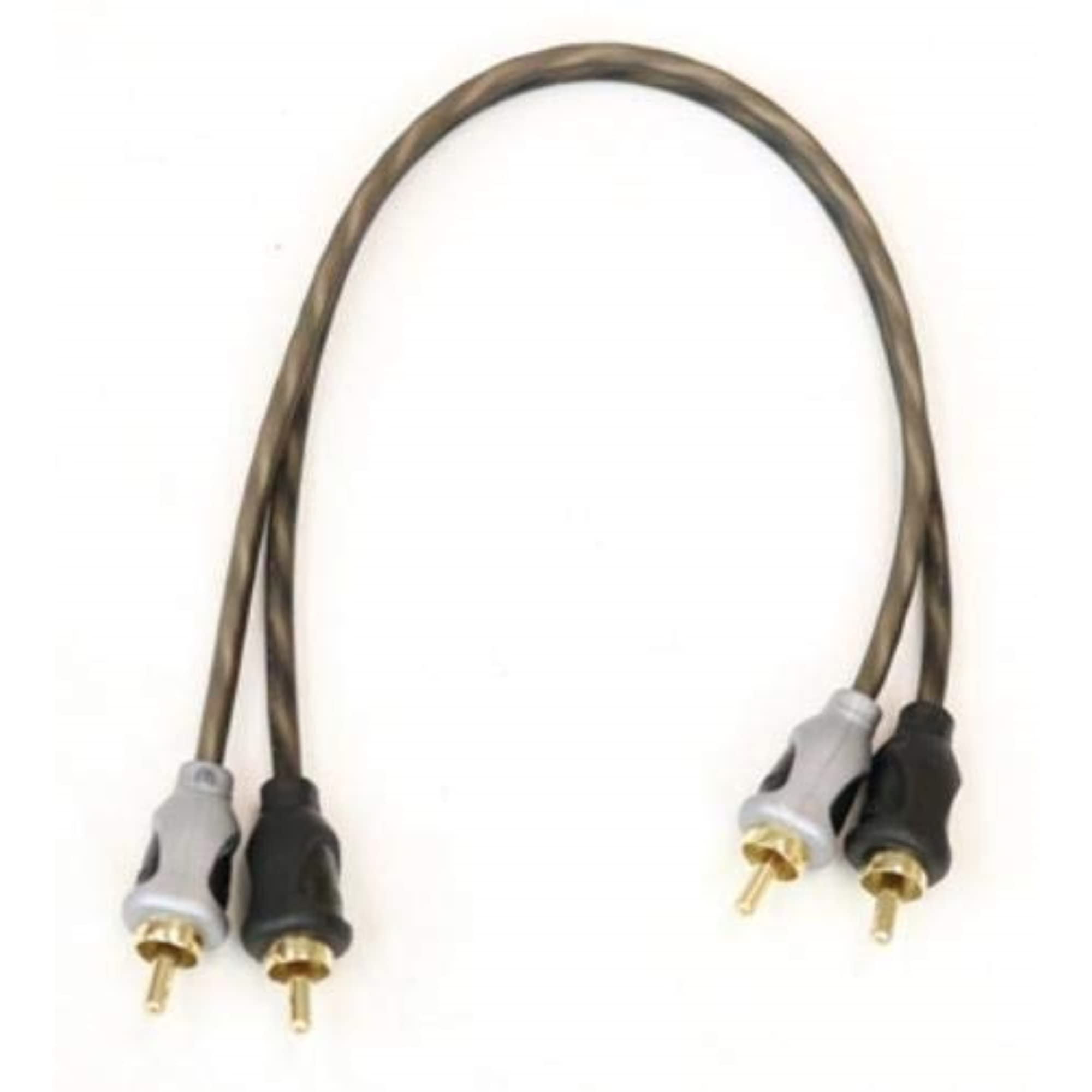 1-Foot RCA to RCA Copper Audio Cable Entry Level