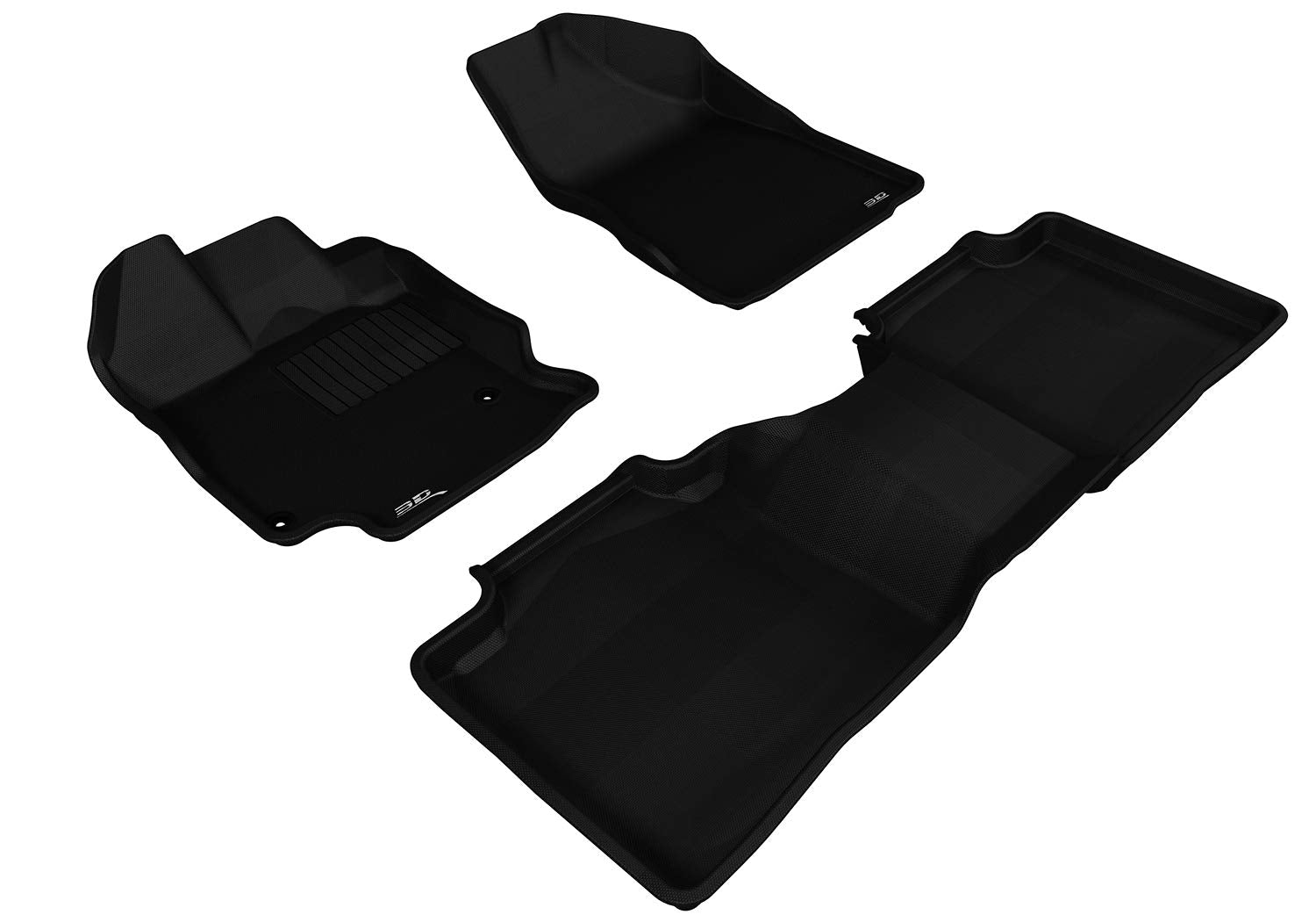 3D MAXpider TOYOTA VENZA 2012 KAGU BLACK R1 R2 (HOOK)