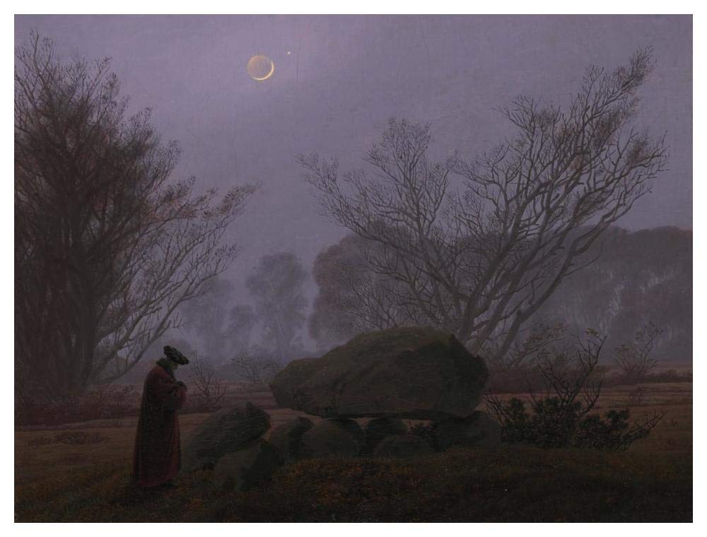 A Walk at Dusk-Paper Art-50x38”