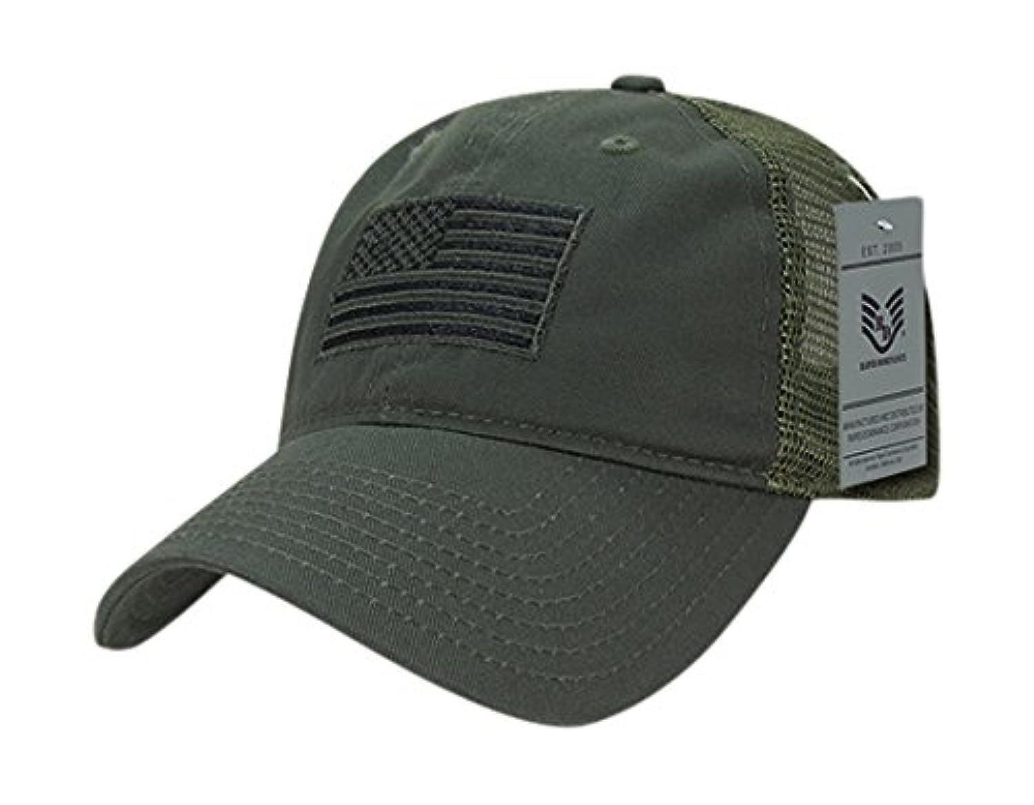 Relaxed Trucker USA, Tonal Flag, Olive