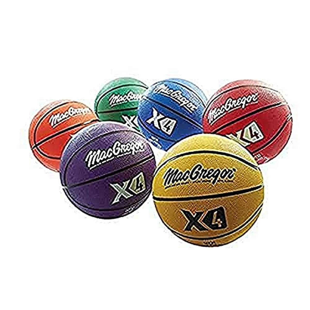 Macgregor Multicolor Basketballs (Set Of 6) , Official Size (29.5)