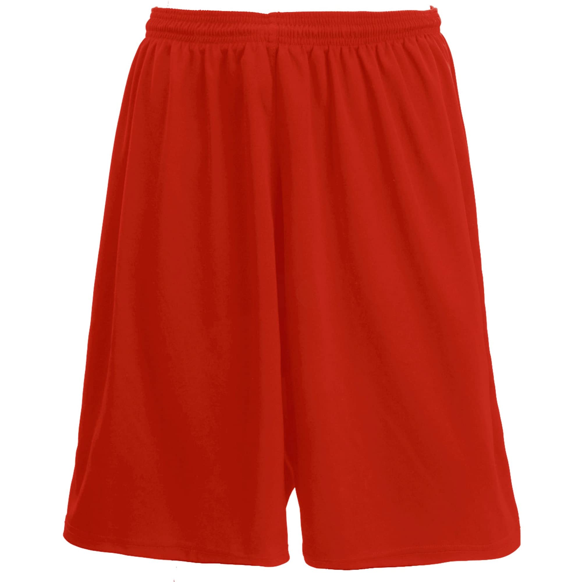 SHORT-MOISTURE WICKING- ADULT-RED-2X