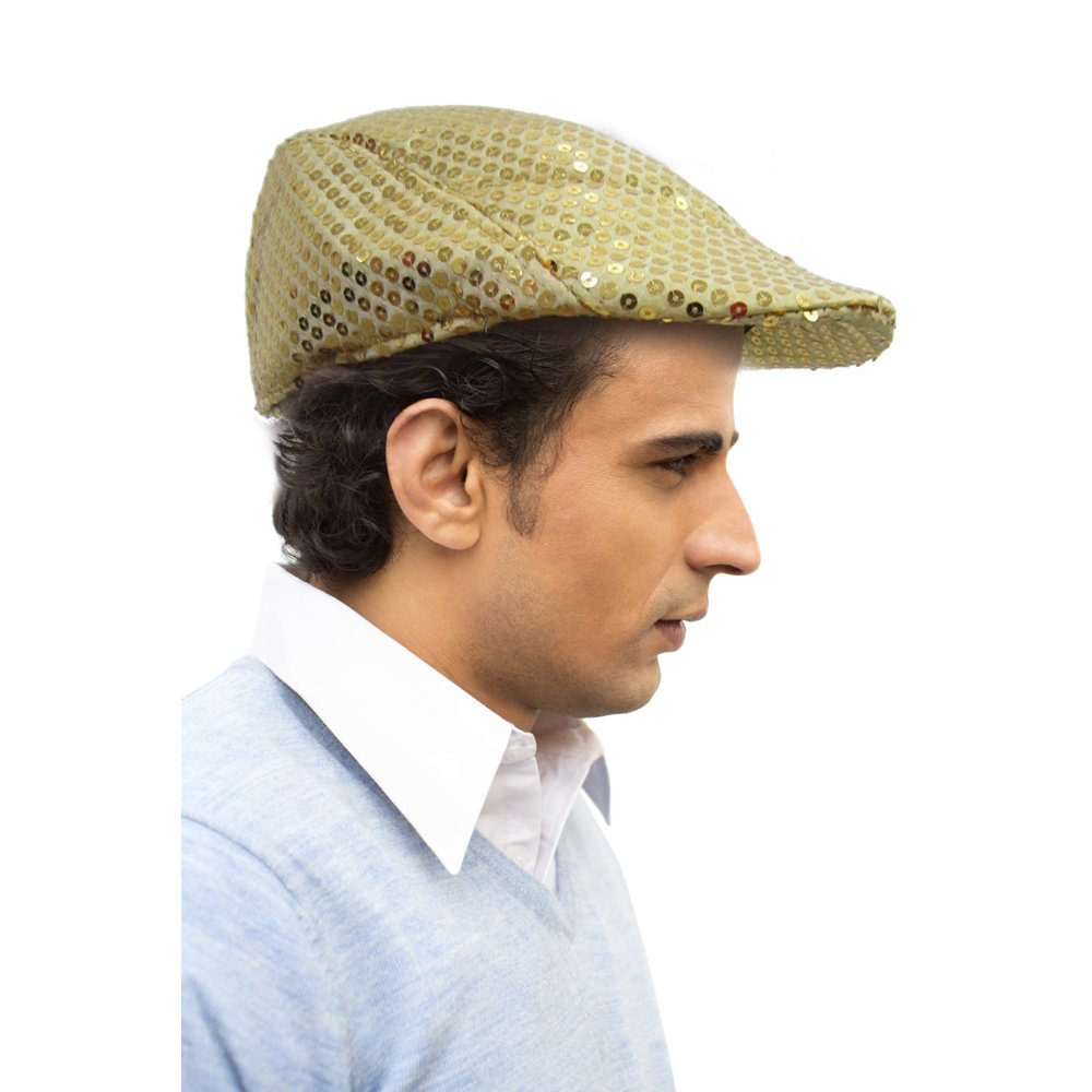 Gold Flat Cap