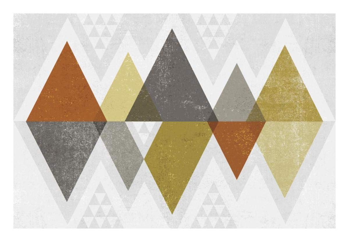 Mod Triangles II Retro -Paper Art-26x18”