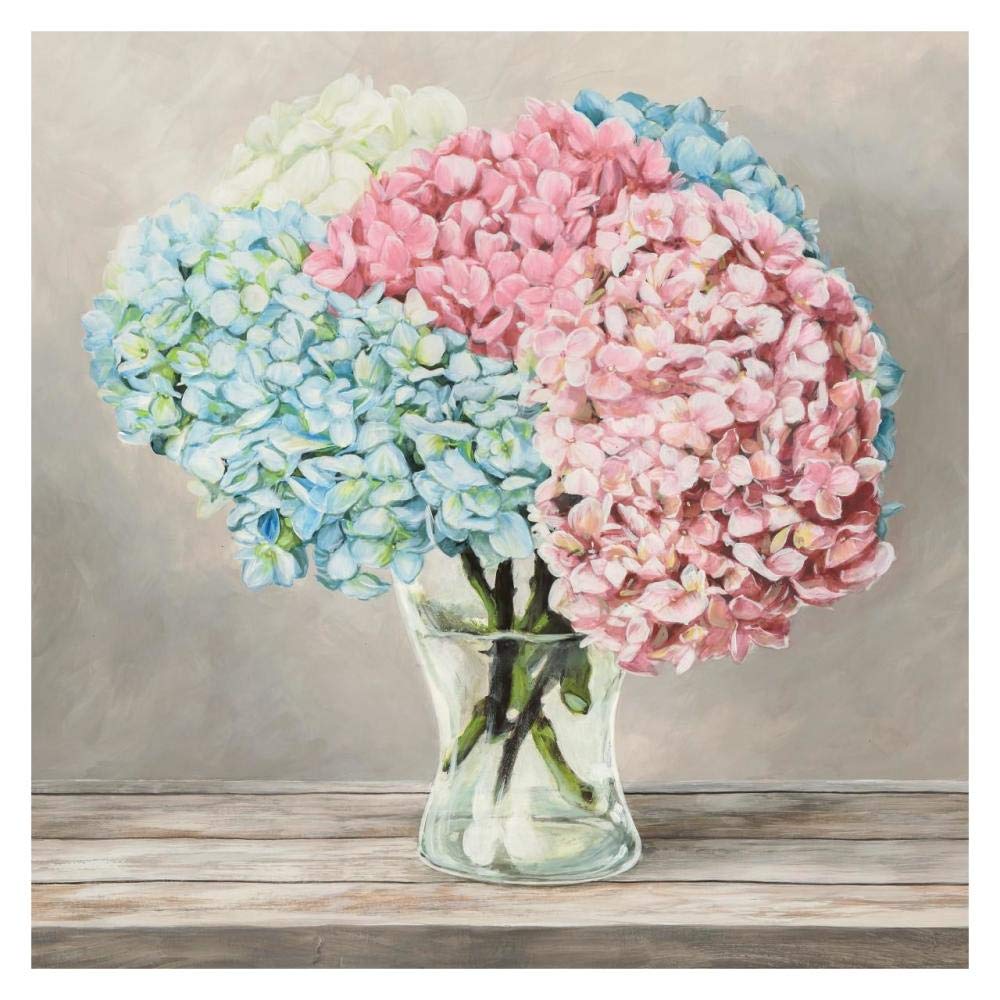 Fleurs et Vases Blanc II-Paper Art-32x32”