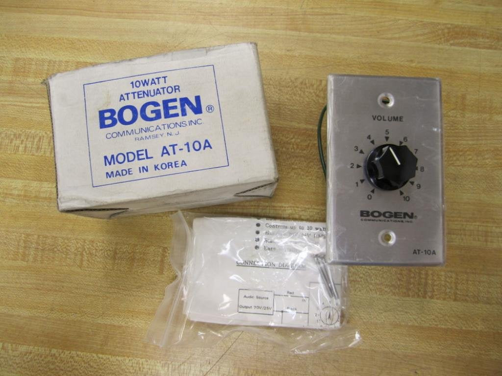Bogen 10 Watt Attenuator Single Gang