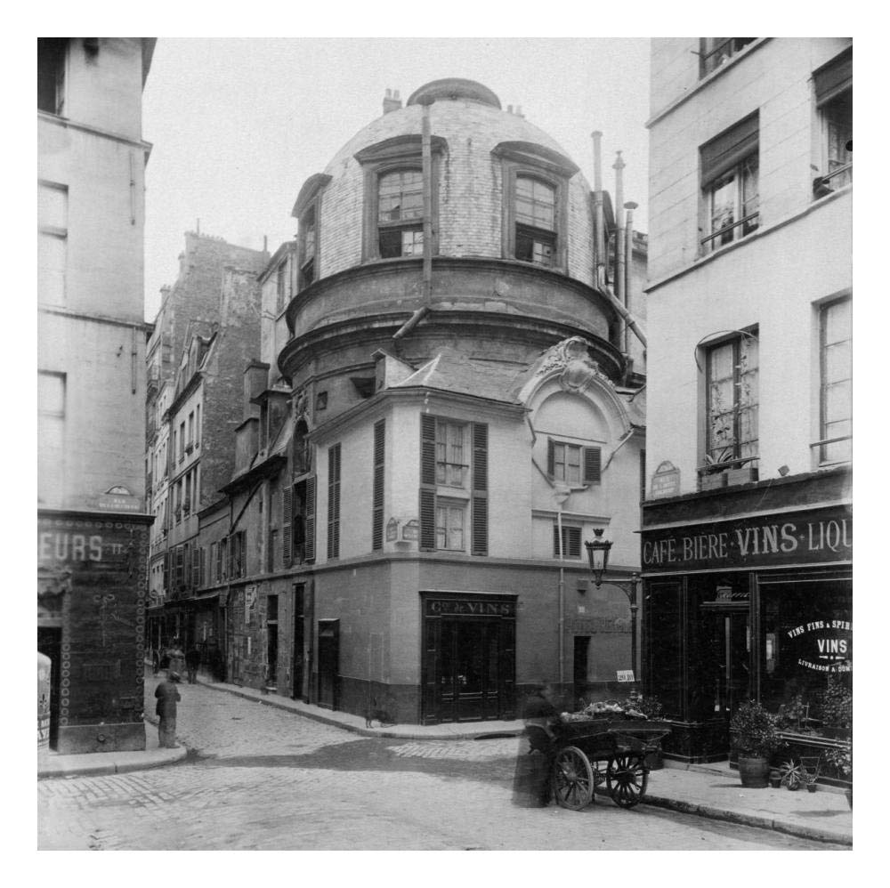 Paris, 1898 - The Old School of Medicine, rue de la Bcherie-Paper Art-24x24”