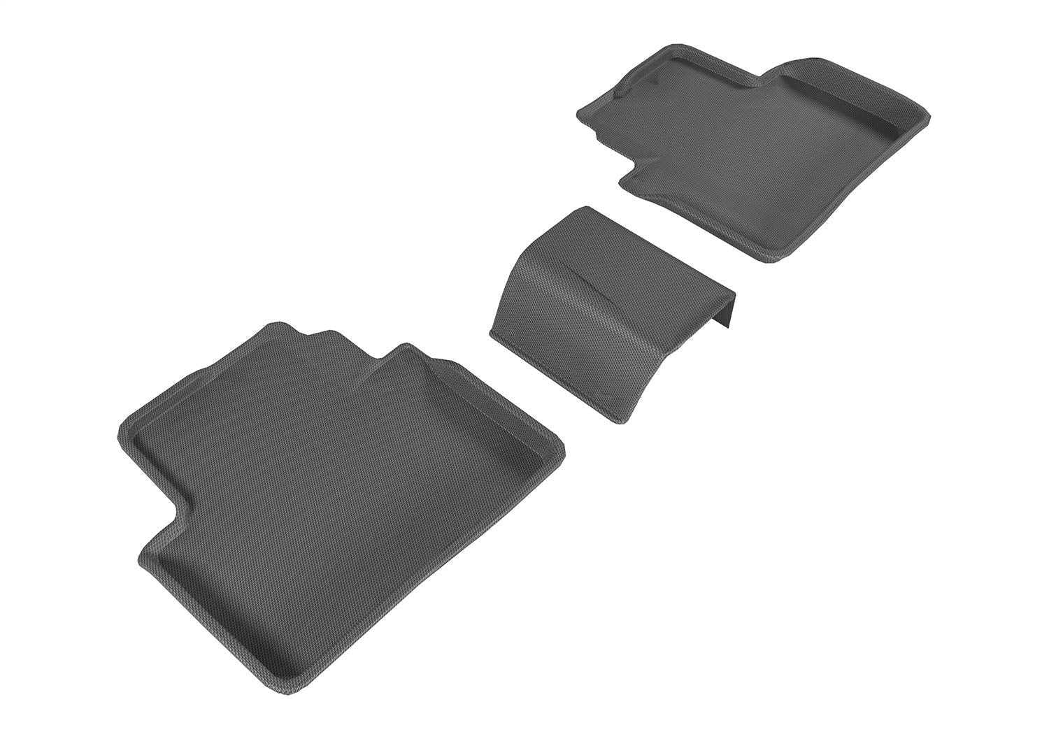 3D MAXpider HONDA CIVIC 2016-2021 KAGU BLACK R2 (3 PCS)