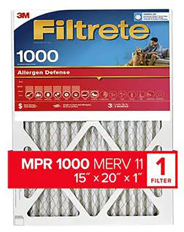 FILTER FILTRETE 15X20X1″ (Pack of 4)