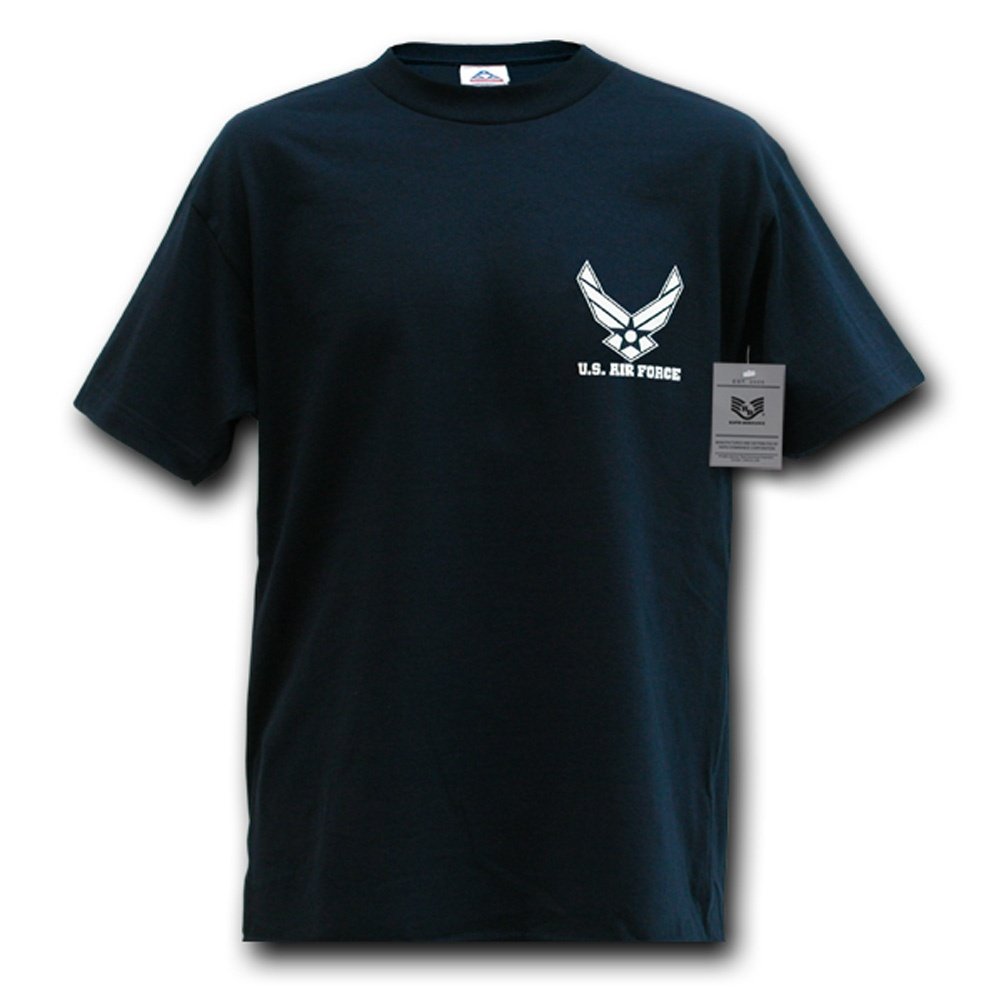 Classic Military Ts, AForce Wing,Navy, S