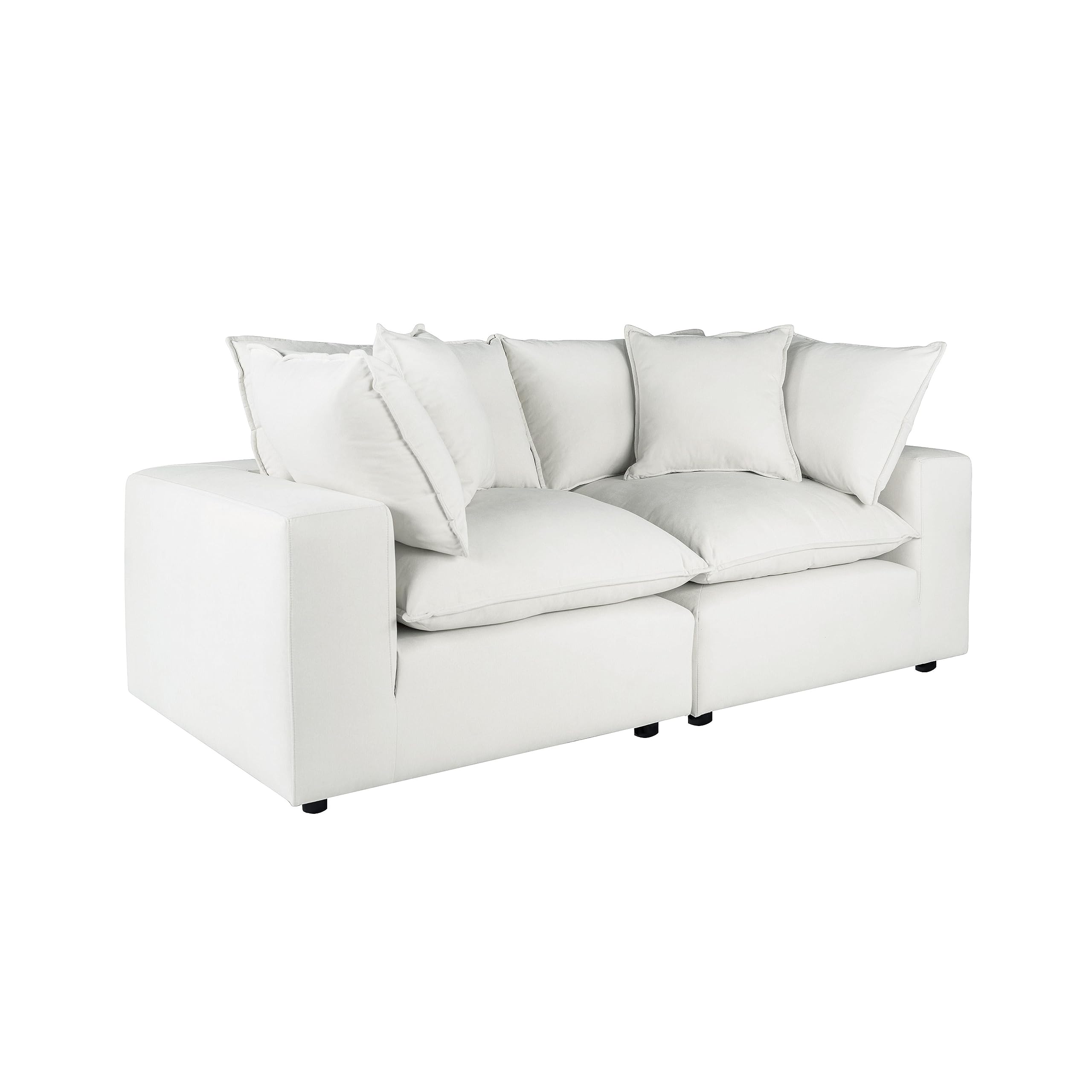 Cali Pearl Performance Fabric Modular Loveseat