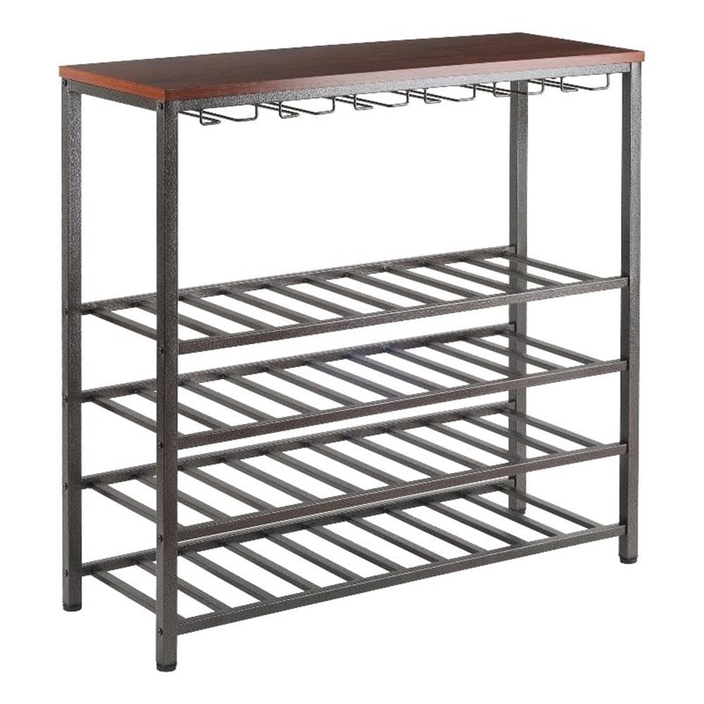Michelle 48-Bottle Wine Rack, Antique Bronze