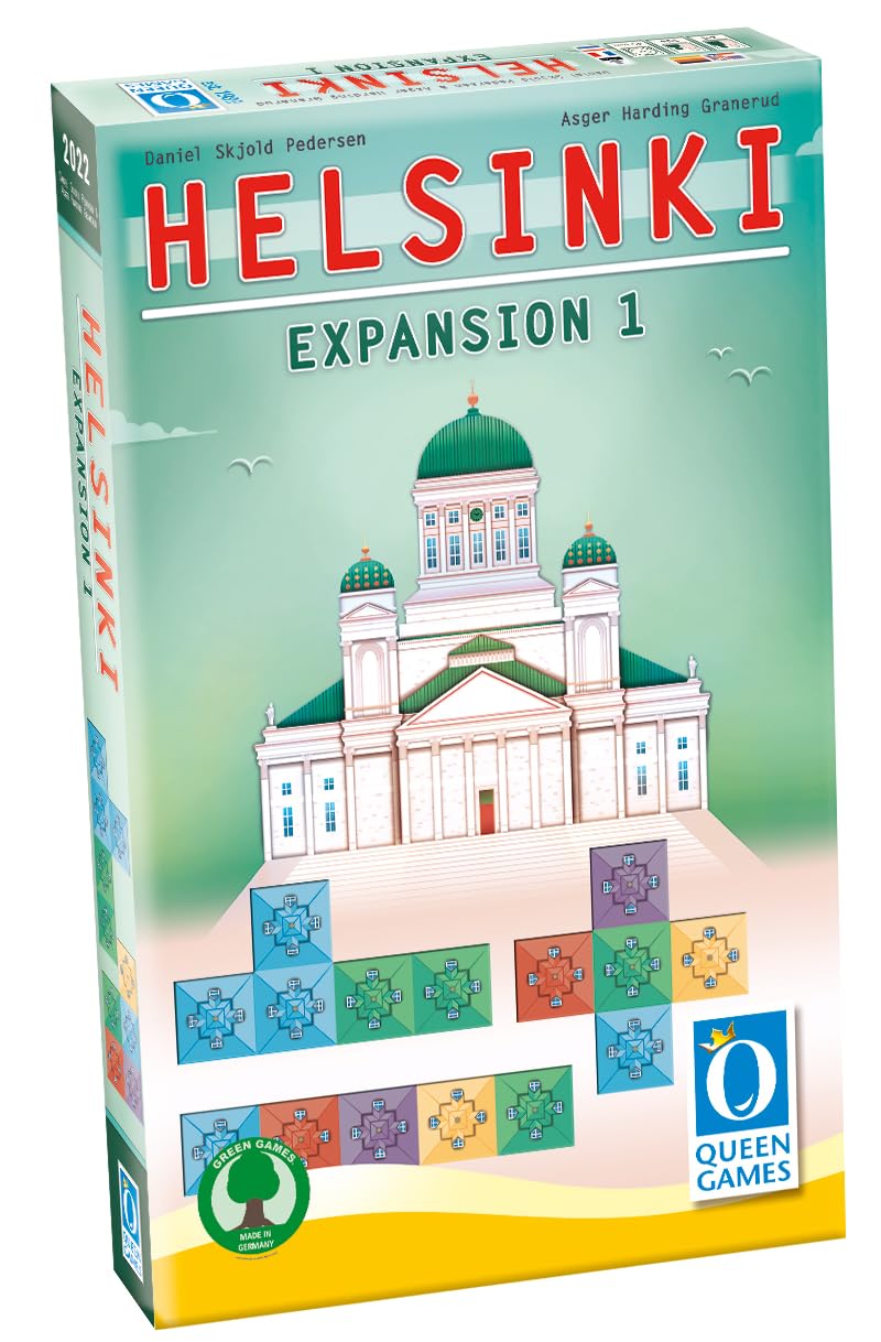 Queen Games QNG10683 Helsinki Expansion 1 Board Game