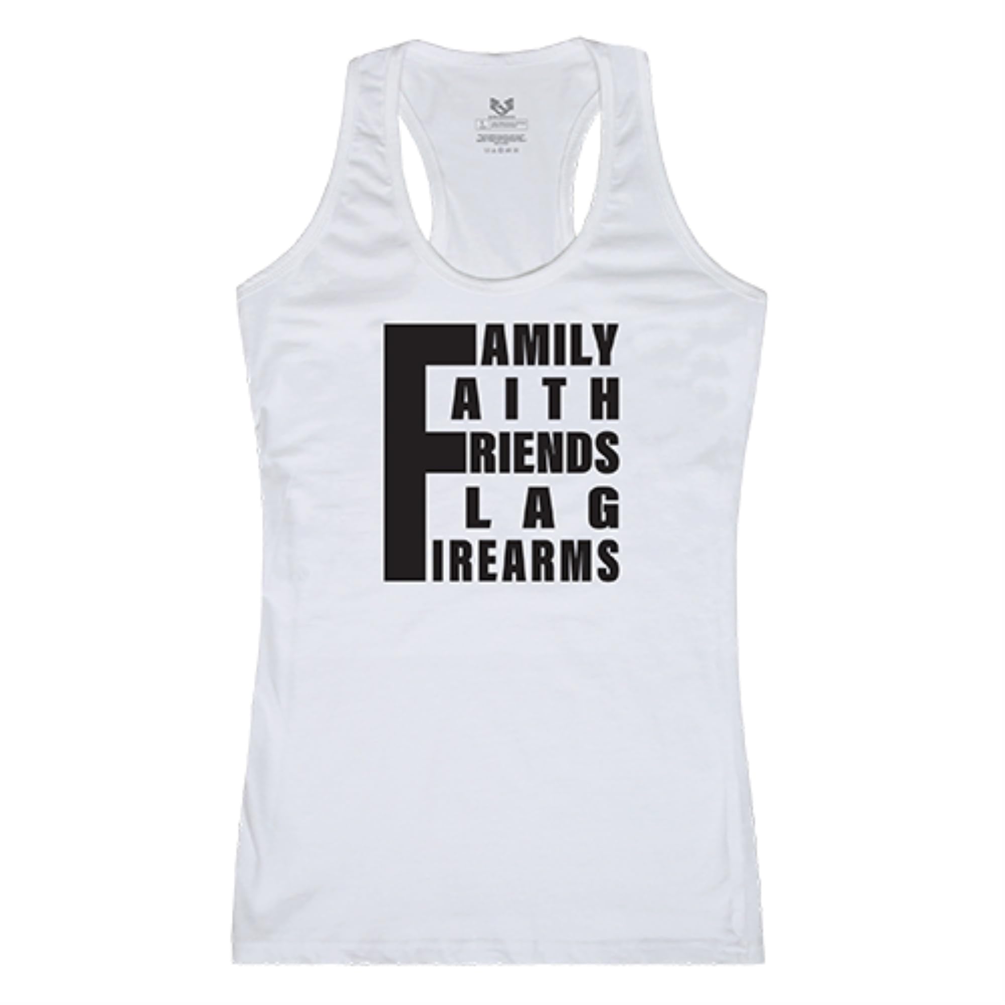 Graphic Tank, 5 Things YDMW 1, White, L