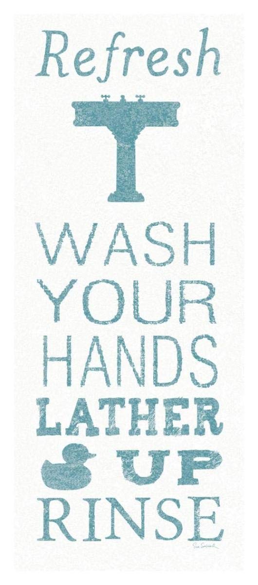 Hand Towel Sink -Paper Art-18x42″