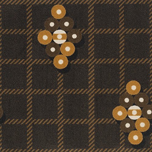 Joy Carpets Games People Play Nine Ball 54 x 78??Indoor Area Rug in Color Brown