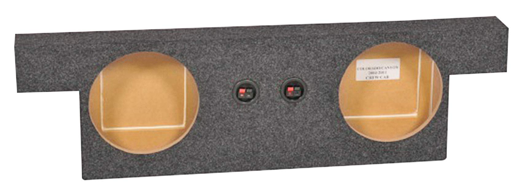 Dual 10 Subwoofer Sub Box For 2004-12 Chevrolet Chevy Colorado/Canyon Crew Cab