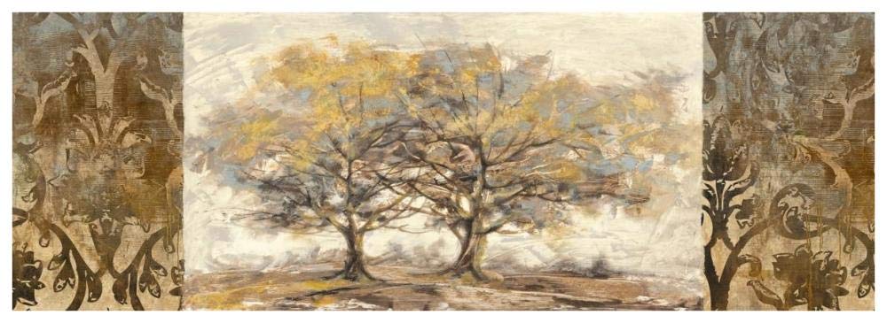 Golden trees-Paper Art-74x26”