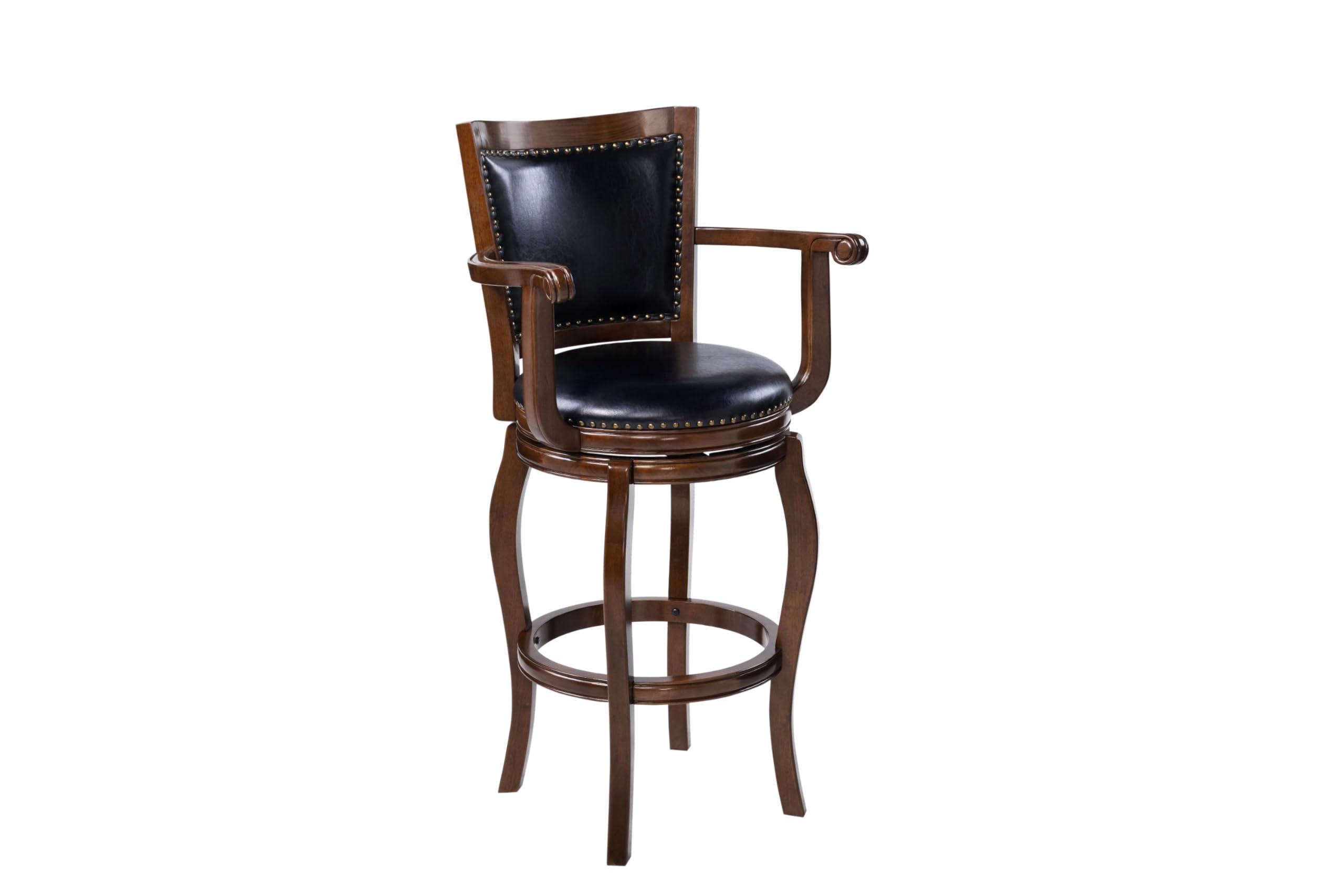 Jones Extra Tall Swivel Bar Stool - Cappuccino