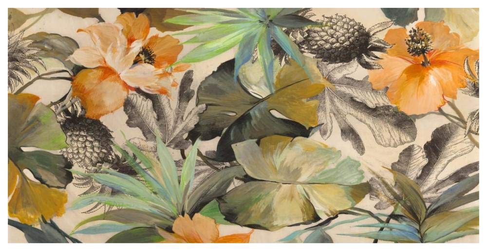 Wild Ibiscus-Paper Art-62x32”