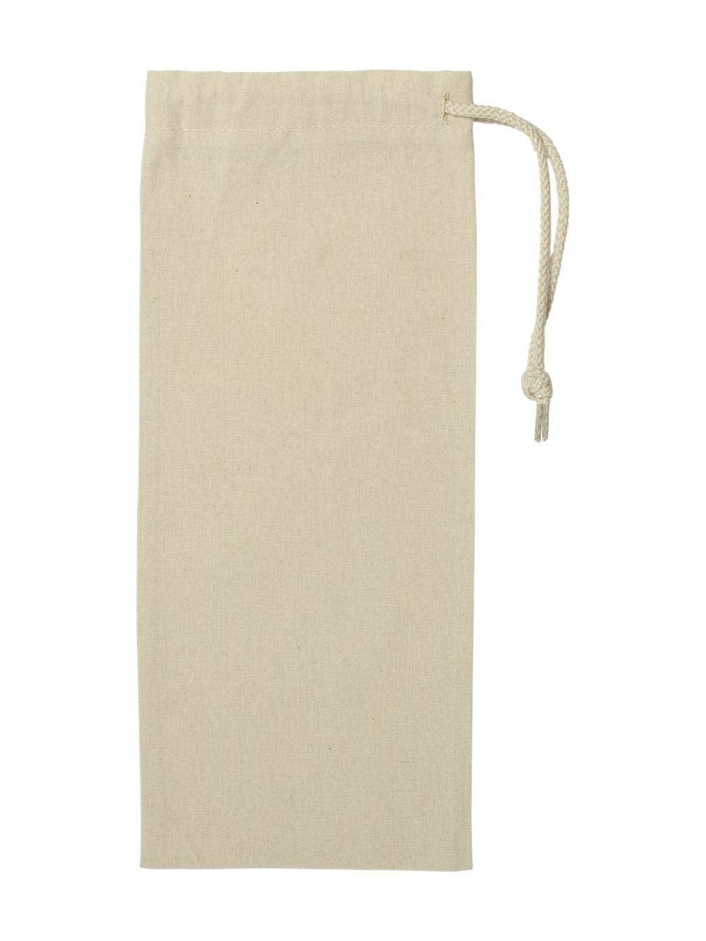 Liberty Bags Drawcord Wine Bag - Natural, One Size