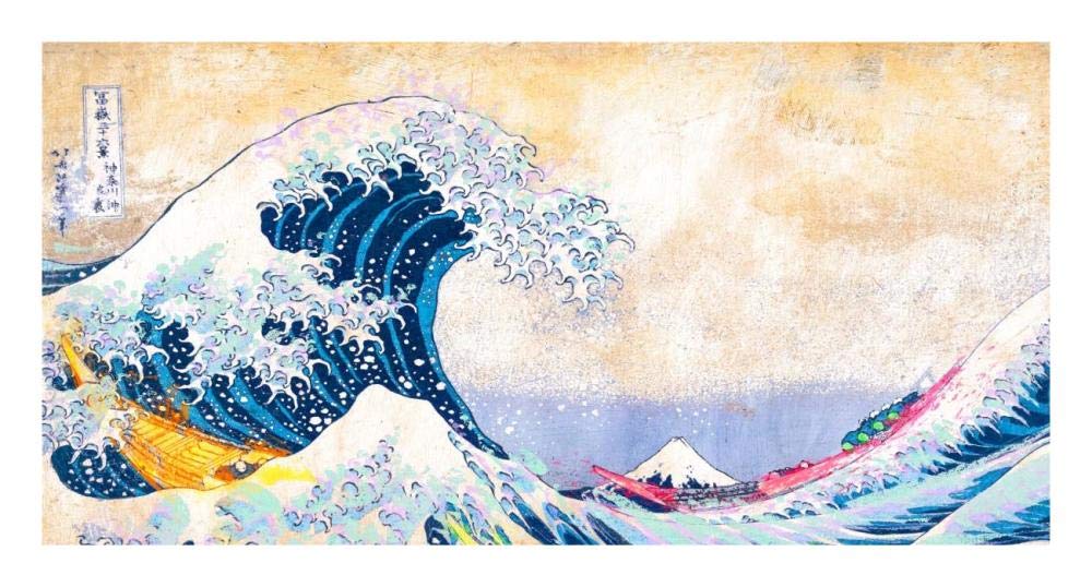Hokusais Wave 2.0 (detail)-Paper Art-26x14”