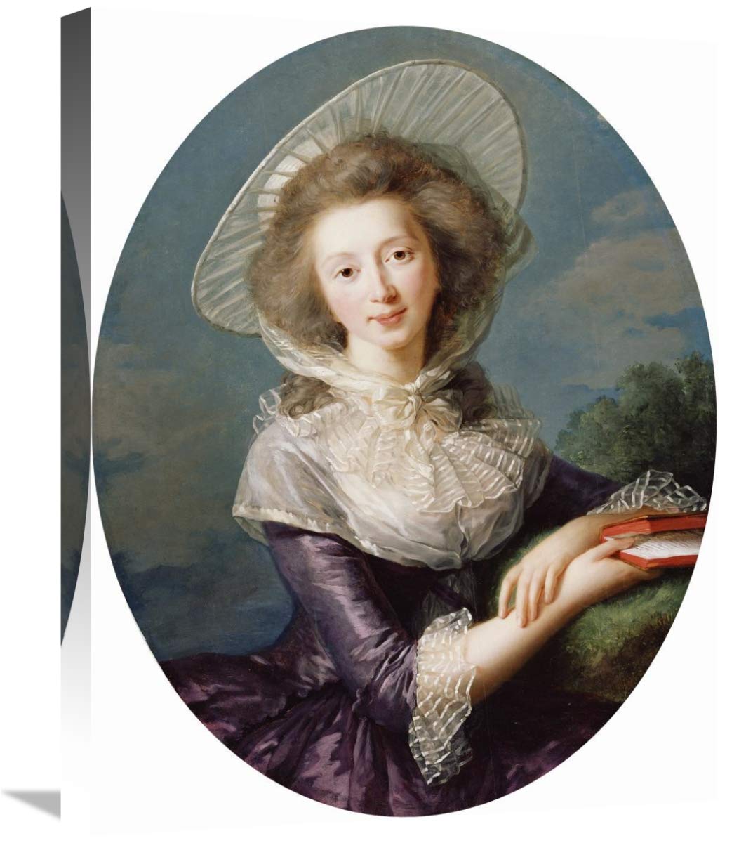 The Vicomtesse de Vaudreuil-Canvas Art-20x24”