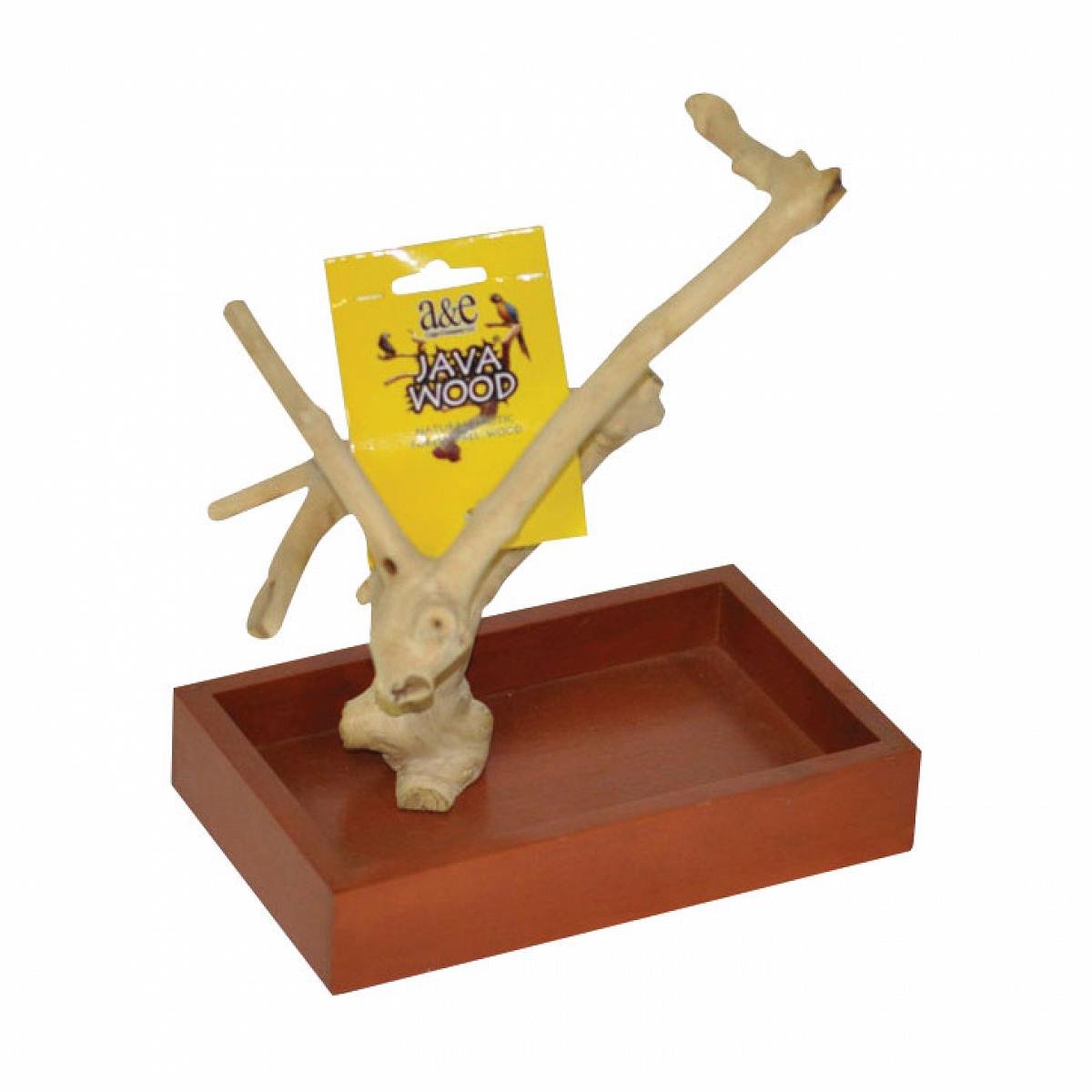 XSmall Java Wood Table Top Play Stand 8 x 5″ x 11″ AE500XS″