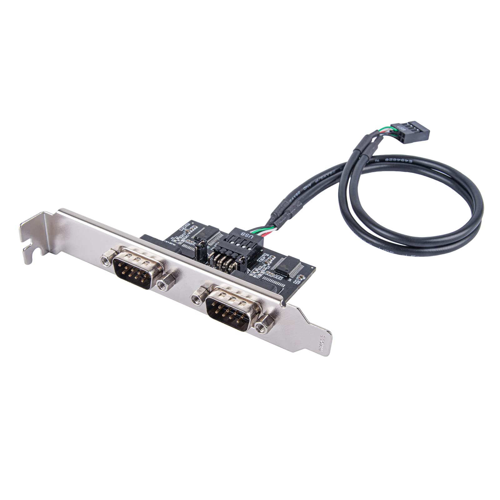 ECD01 Internal USB 2.0 to dual RS232 port adapter