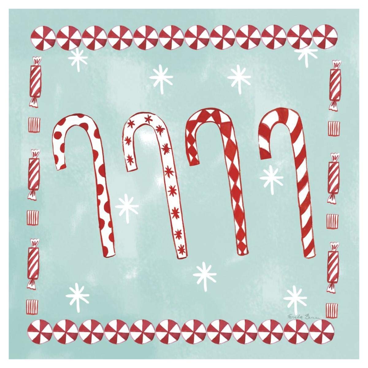 Holiday Treats III -Paper Art-42x42”