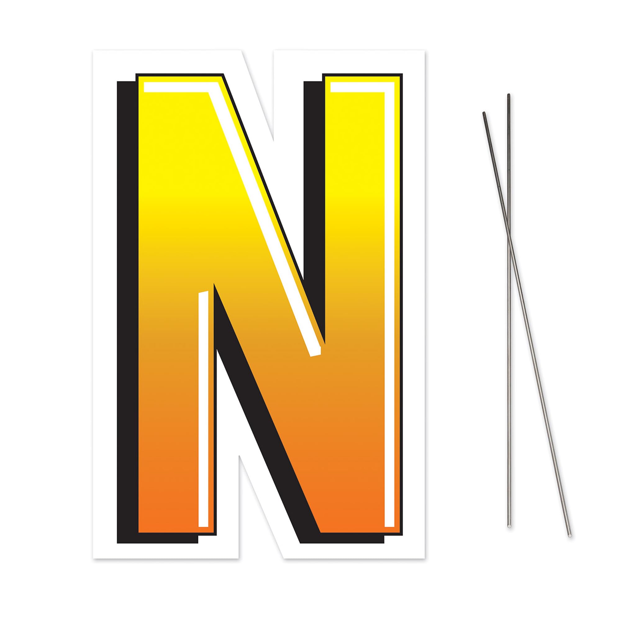 Plastic  N  Yard Sign
