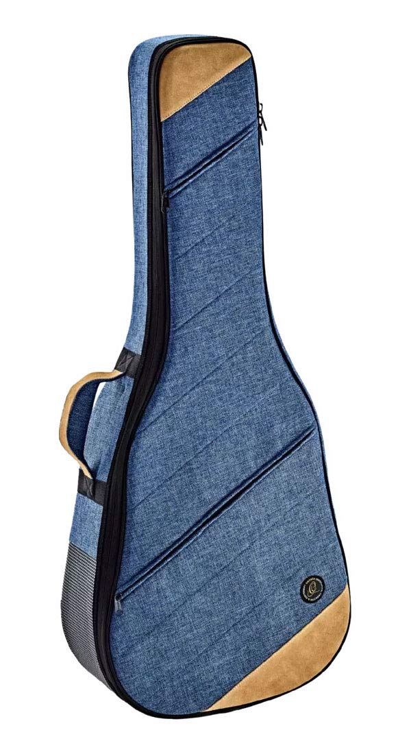 Acoustic Dreadnought Guitar Soft Case  - 22 mm Soft Padding with Hardened Frame