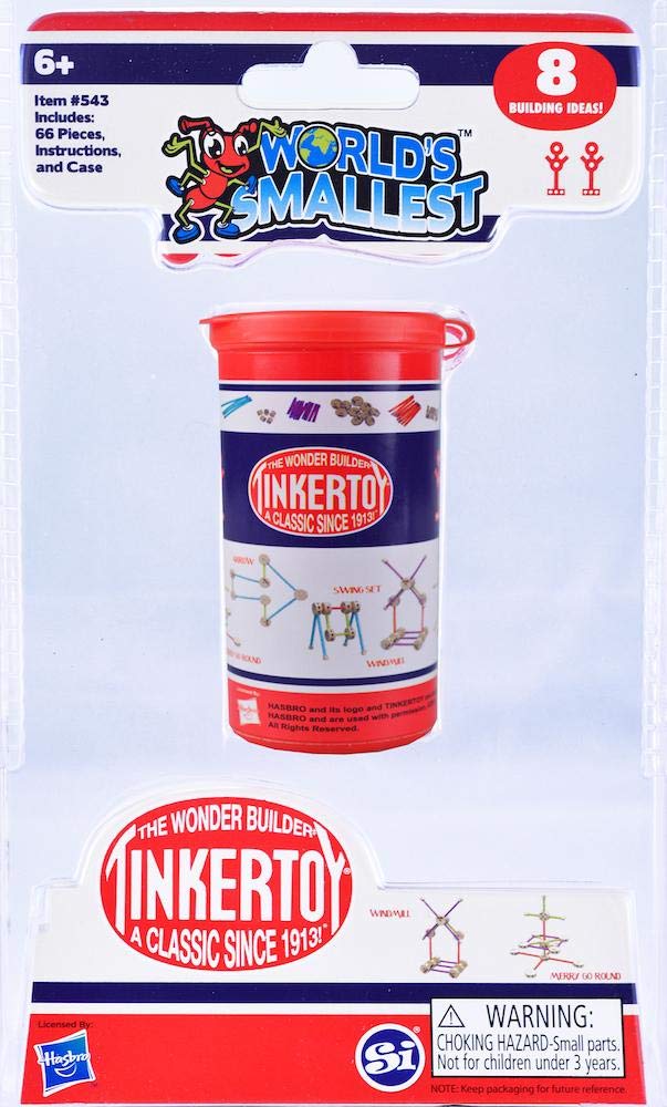 Worlds Smallest World'S Smallest Tinker Toys, Multicolor, Model:543