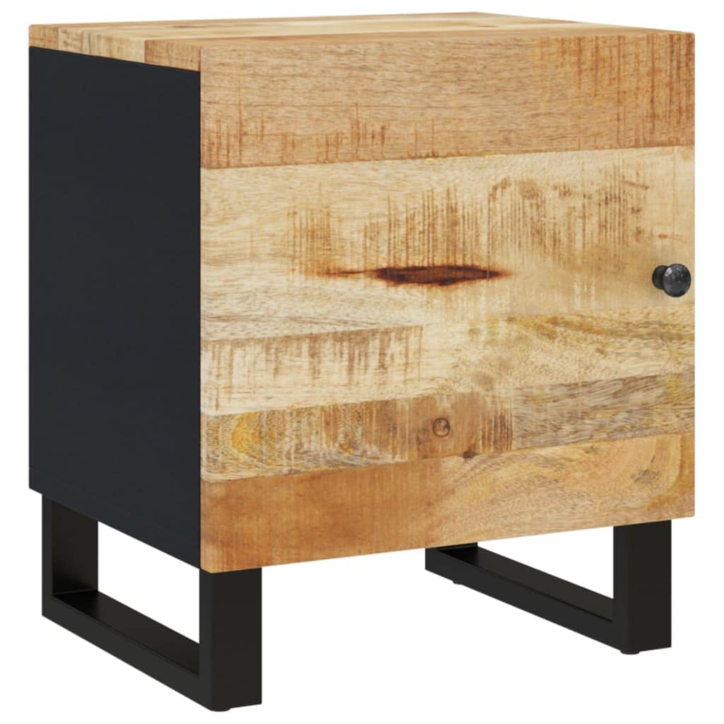 vidaXL Bedside Cabinet 15.7x13??18.1??Solid Wood Mango