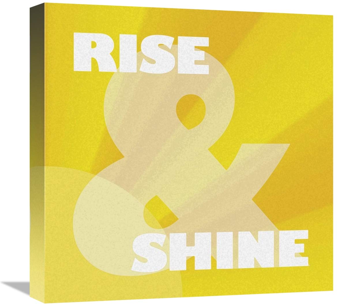 Morning Sentiments - Rise and Shine-Canvas Art-18x18”