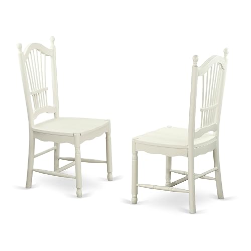 Yardlio Elegant Dover Slatted Back Dining Chairs - Stylish, Comfortable, and Durable