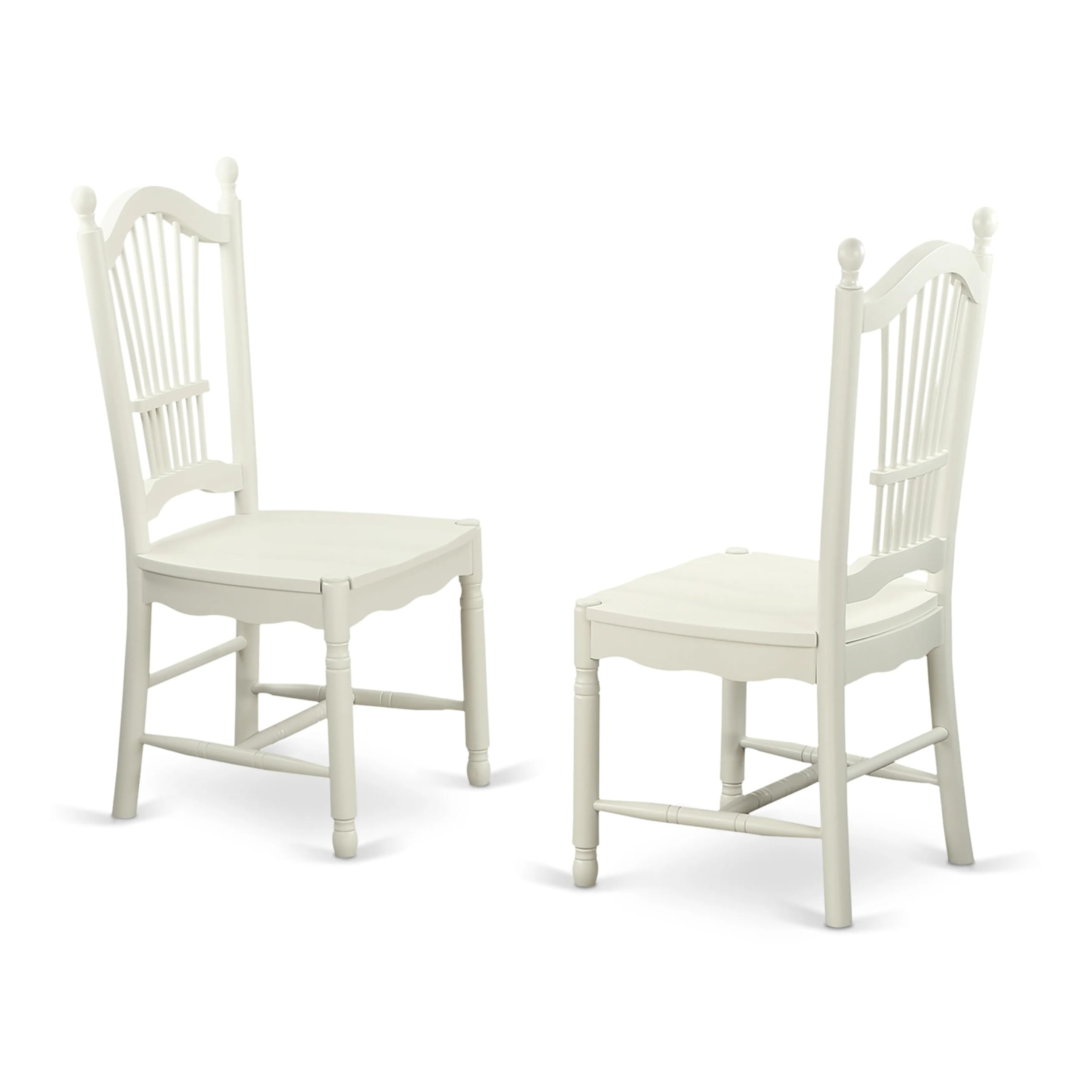 Casafoyer Dover Slatted Back Dining Chairs - Stylish, Comfortable, and Durable
