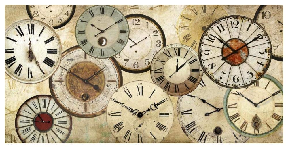 Timepieces-Paper Art-62x32”