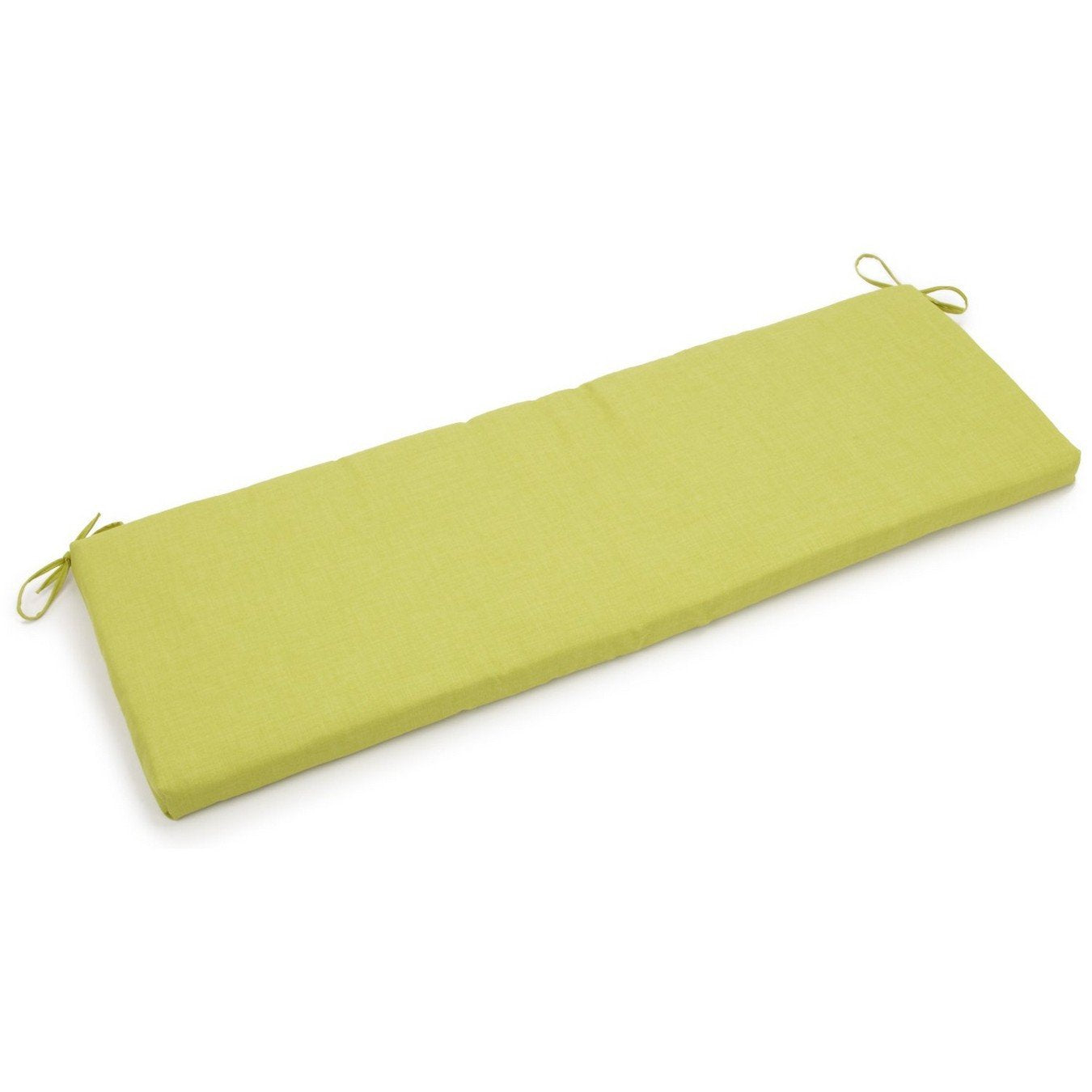 63-inch by 19-inch Spun Polyester Bench Cushion - Lime