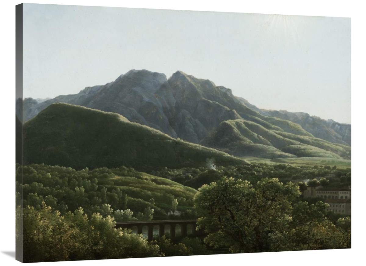 View of the Bridge and Part of the Town of Cava, Kingdom of Naples-Canvas Art-40x30”