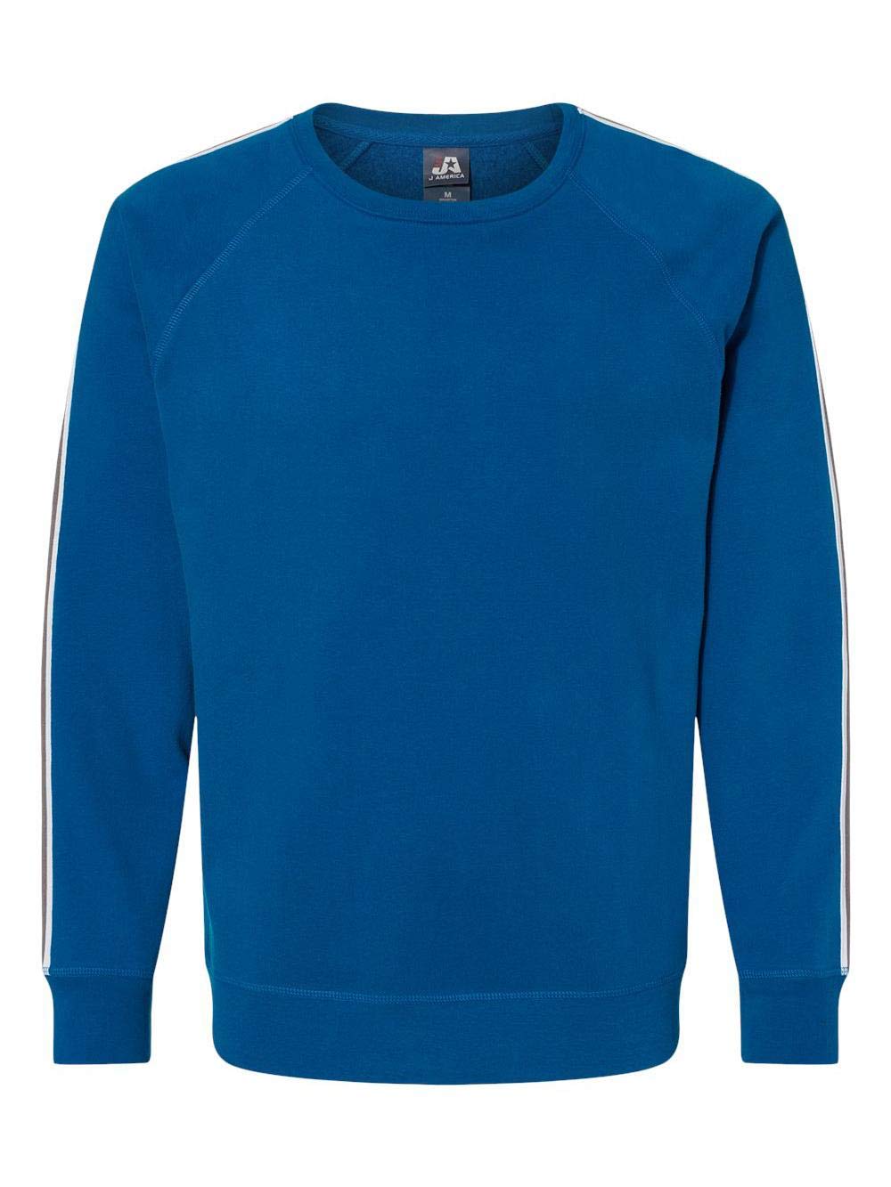 J. America Rival Fleece Crewneck Sweatshirt - Royal, XS