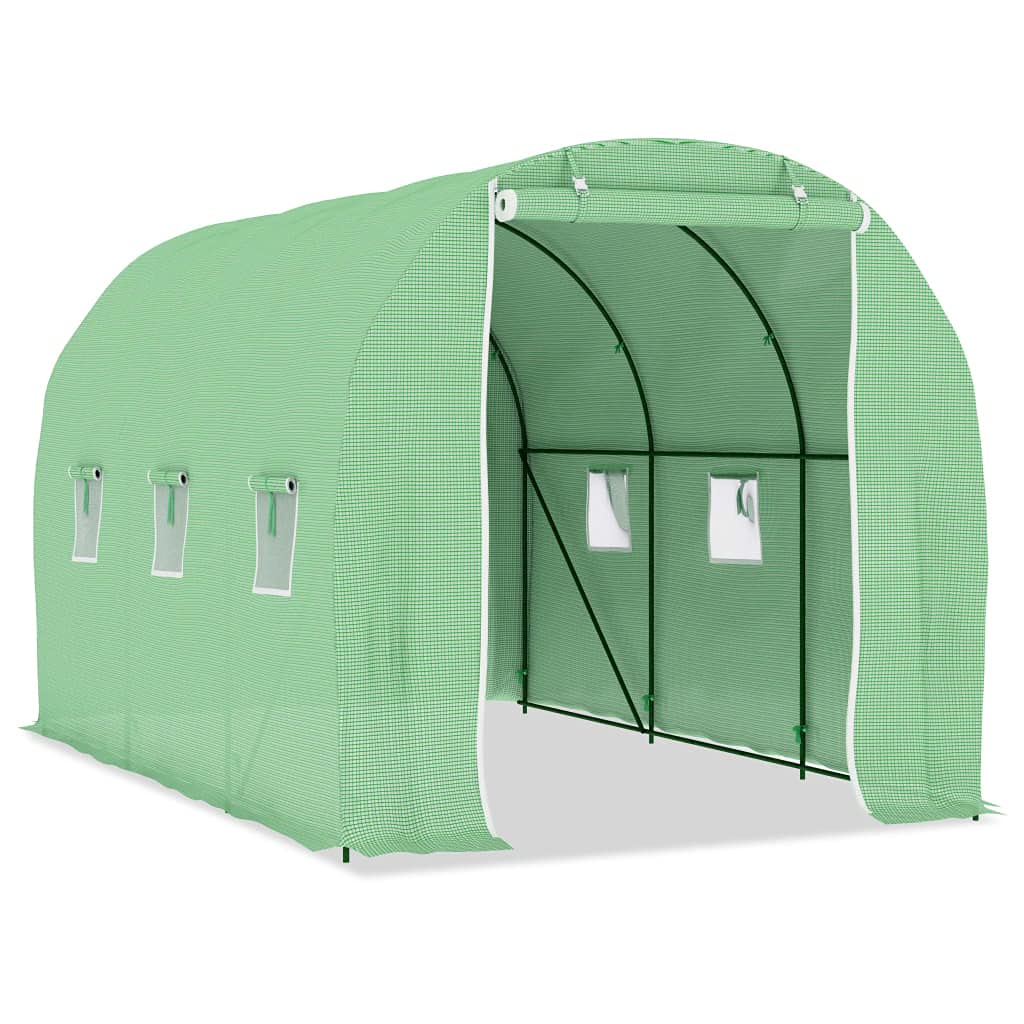 vidaXL Greenhouse 73.8 ft 135x78.7"x78.7"